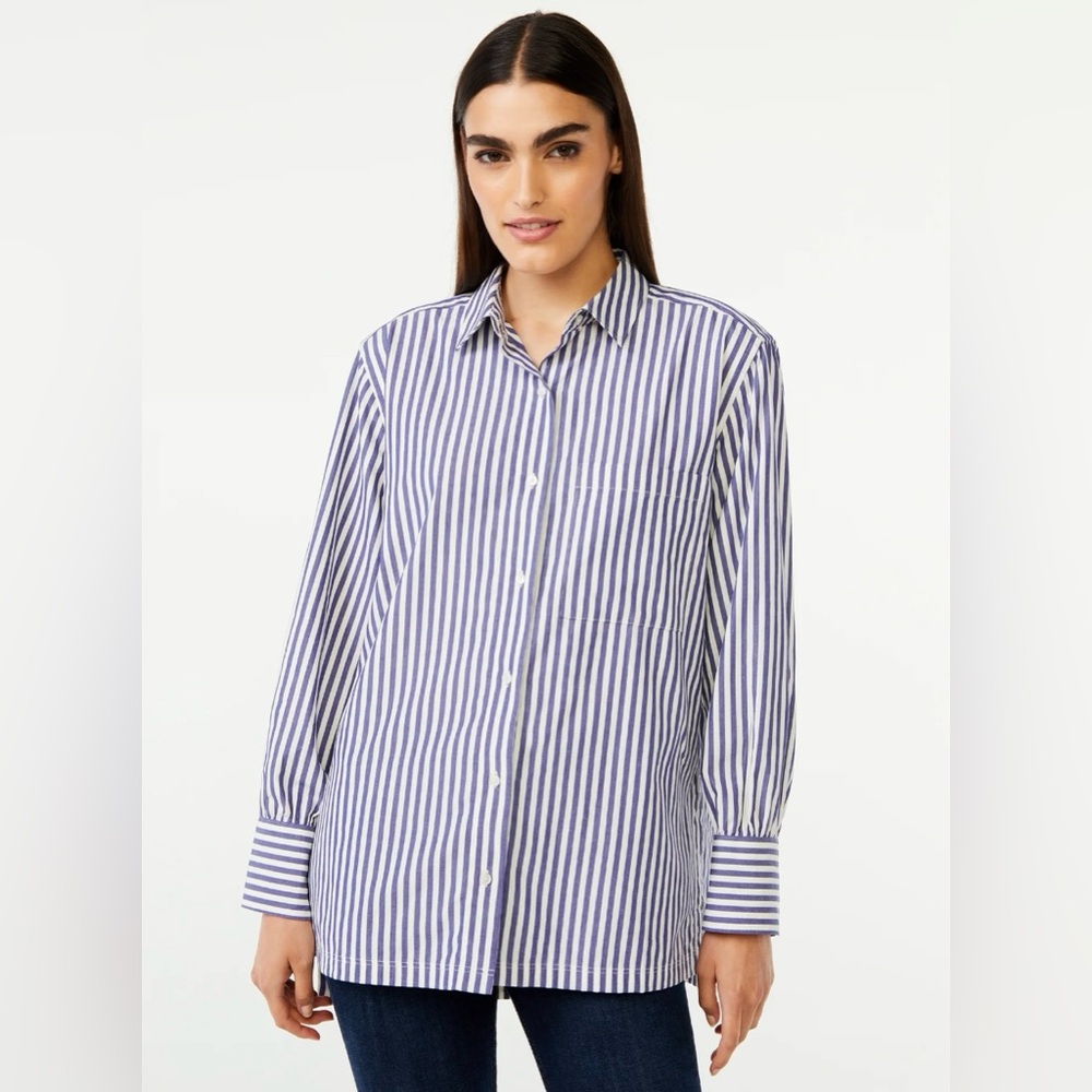 Striped Button Up - Picture 3 of 3
